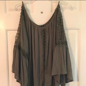 Charlotte Russe cold shoulder top